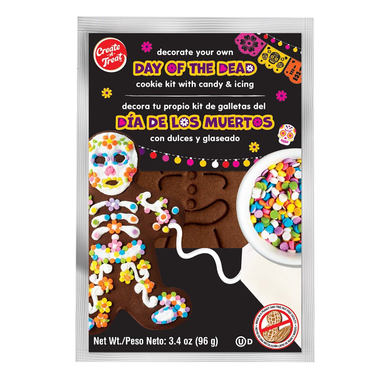 Create A Treat Day of the Dead Cookie Decorating Kit Skeleton Shop