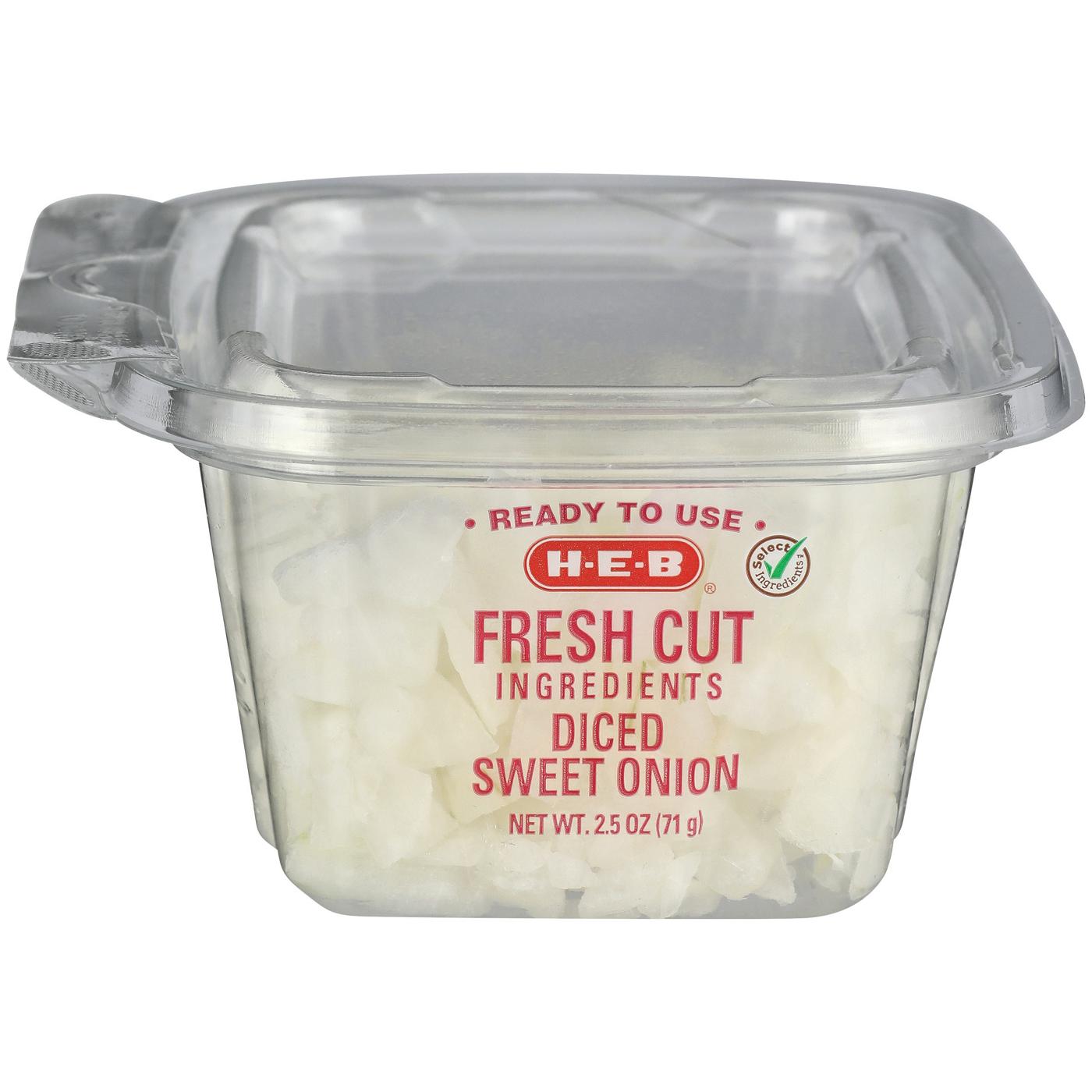 H-E-B Diced Sweet Onion - Single Serve; image 1 of 2