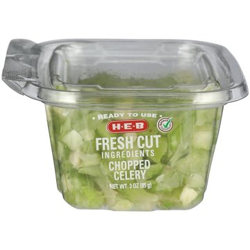 H-E-B Fresh Chopped Celery - Single Serve, 3 oz