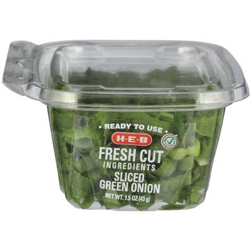 H-E-B Fresh Sliced Green Onion - Single Serve, 1.5 oz