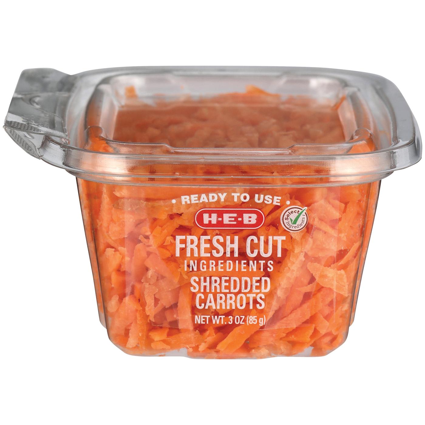 H-E-B Fresh Shredded Carrots - Single Serve; image 1 of 2