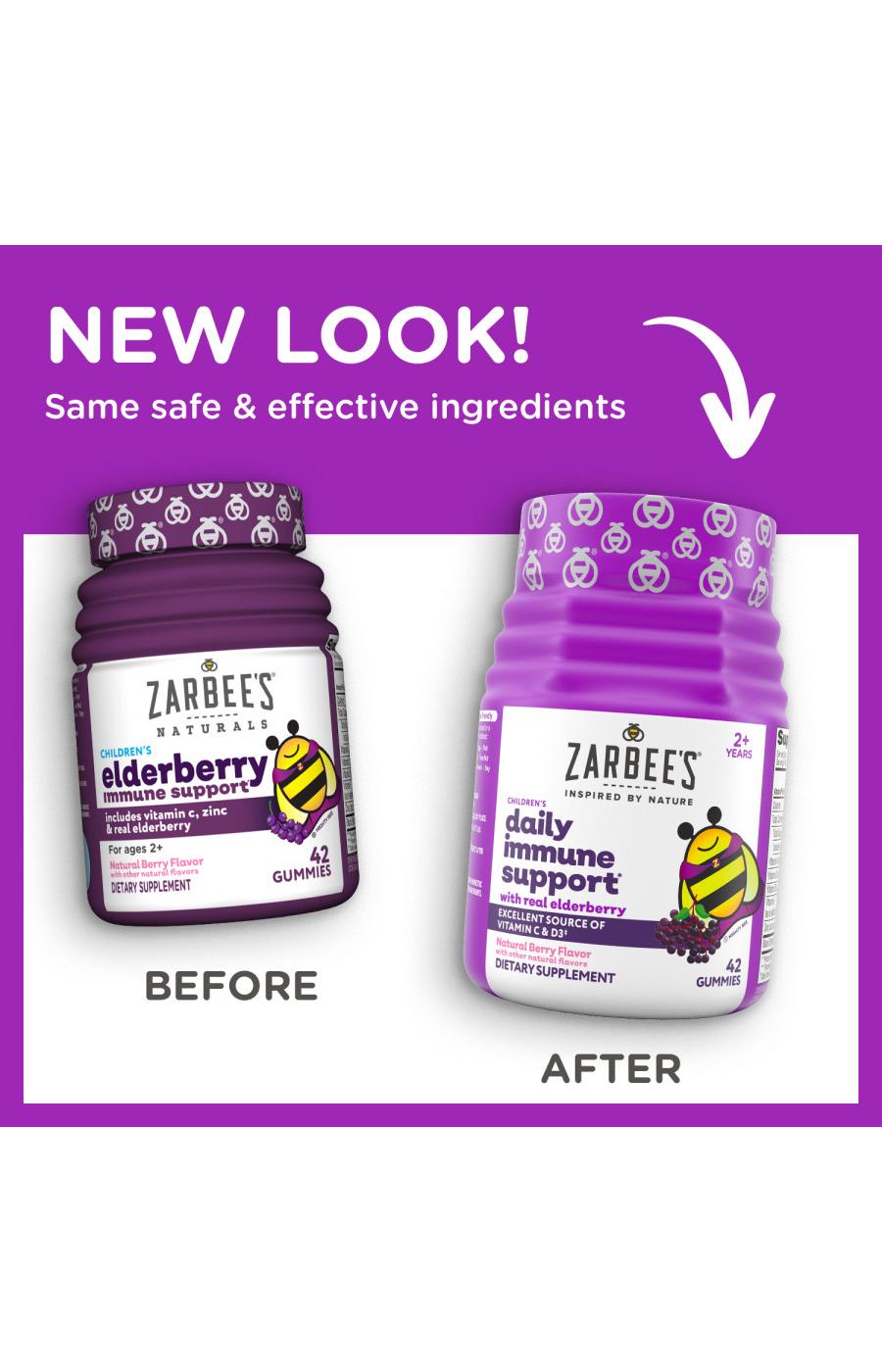 Zarbee's Children's Elderberry Immune Support - Natural Berry Flavor; image 7 of 8