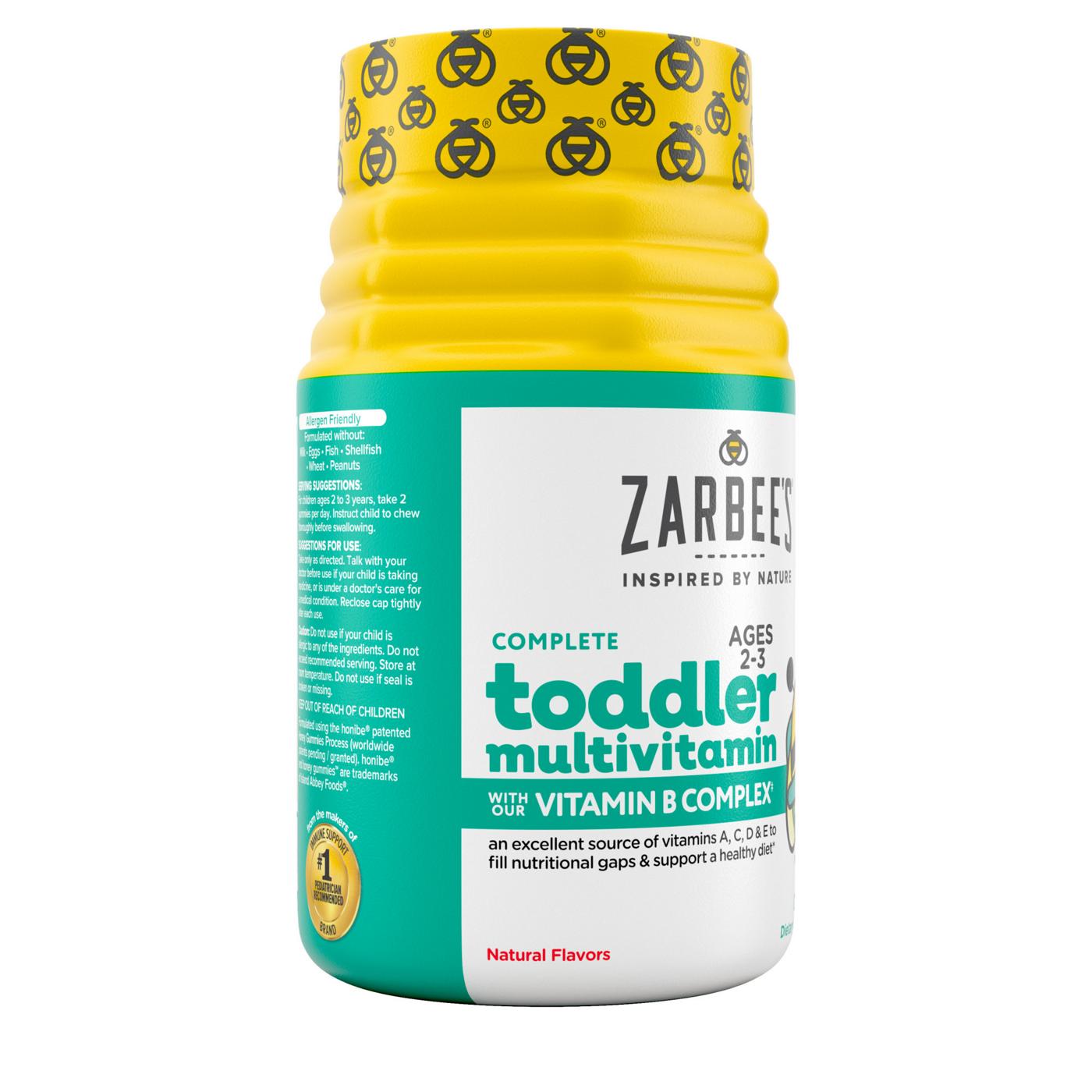 Zarbee's Kid's Complete Toddler Multivitamin Gummies; image 3 of 8