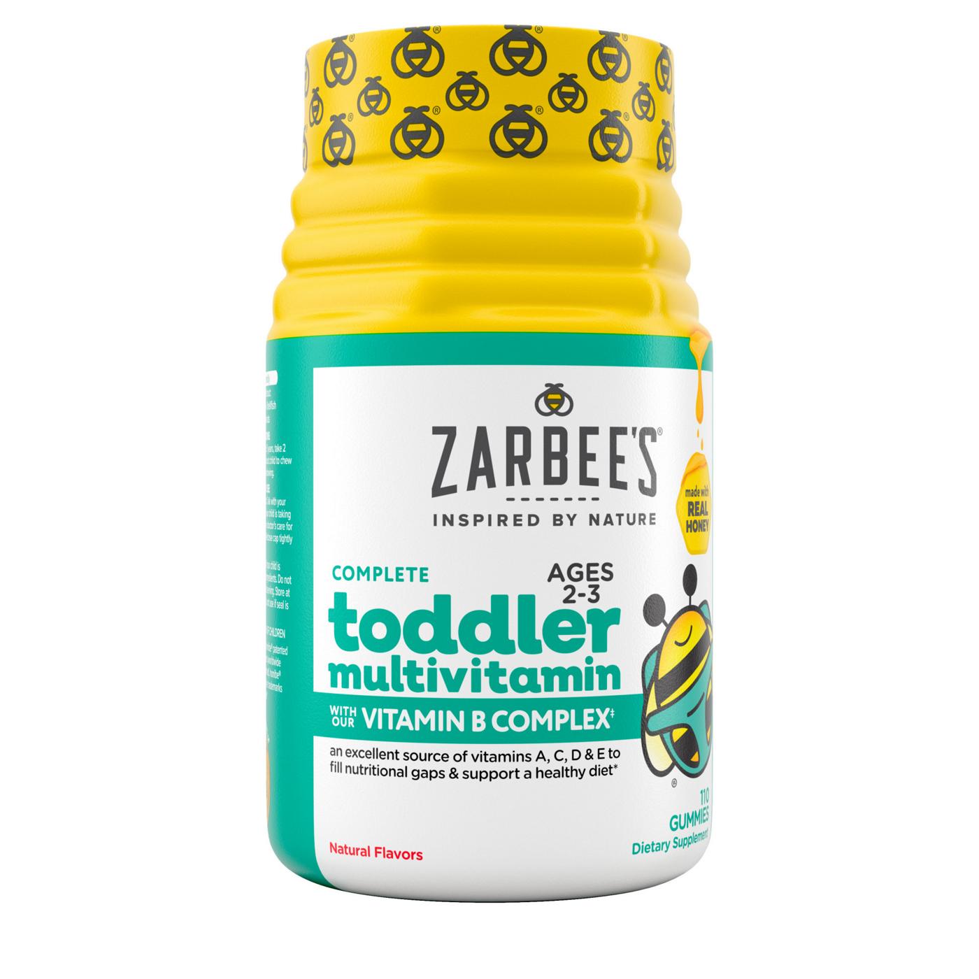 Zarbee's Kid's Complete Toddler Multivitamin Gummies; image 8 of 8