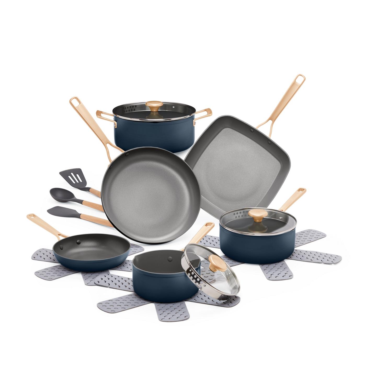 Kitchen & Table by H-E-B Nonstick Fry Pan - Ocean Blue - Shop Frying Pans &  Griddles at H-E-B