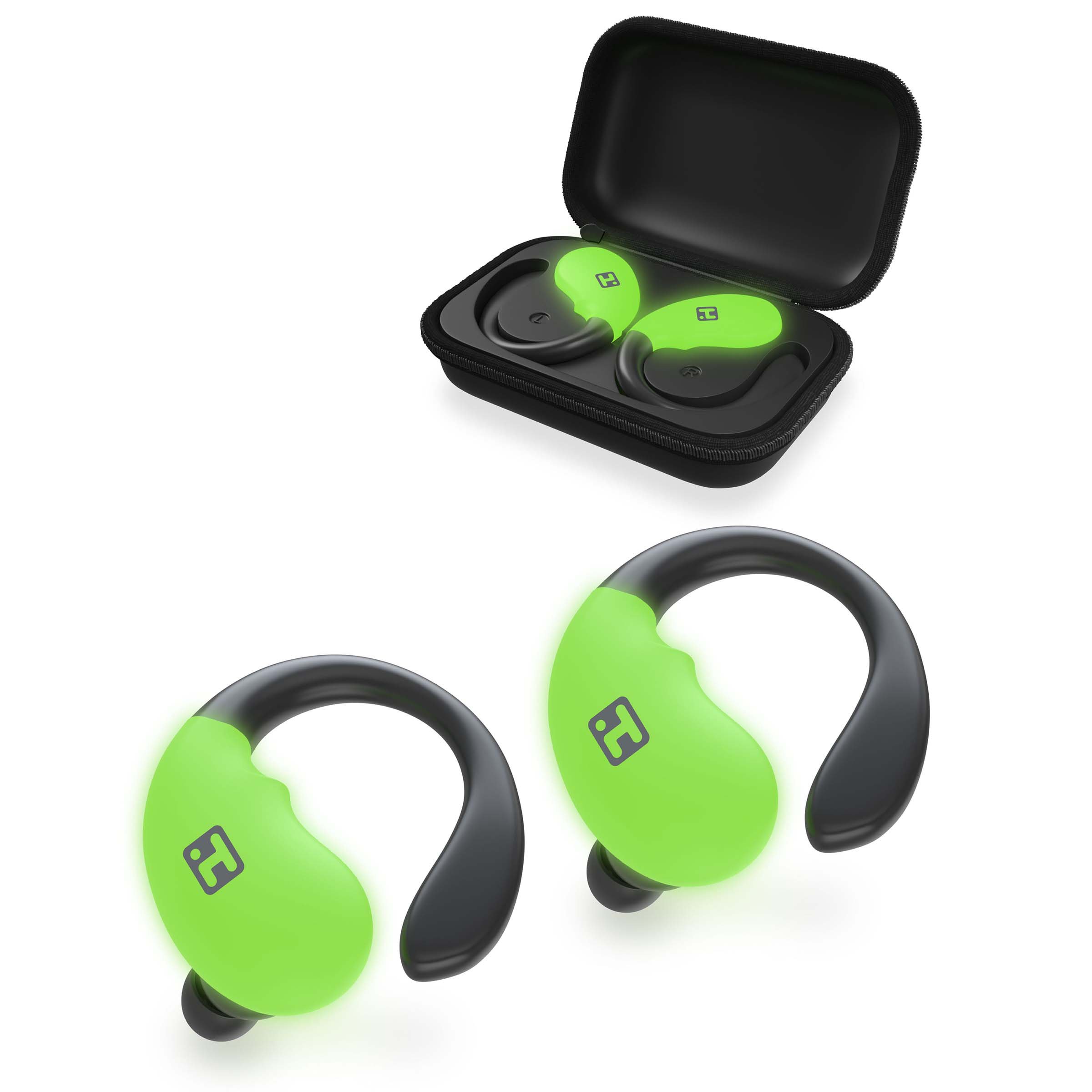 iHome XT 33 True Wireless Sports Earbuds with Case