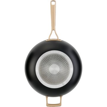 Kitchen & Table by H-E-B Non-Stick Wok - Classic Black, 12"