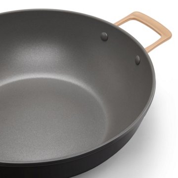 Kitchen & Table by H-E-B Non-Stick Wok - Classic Black, 12"