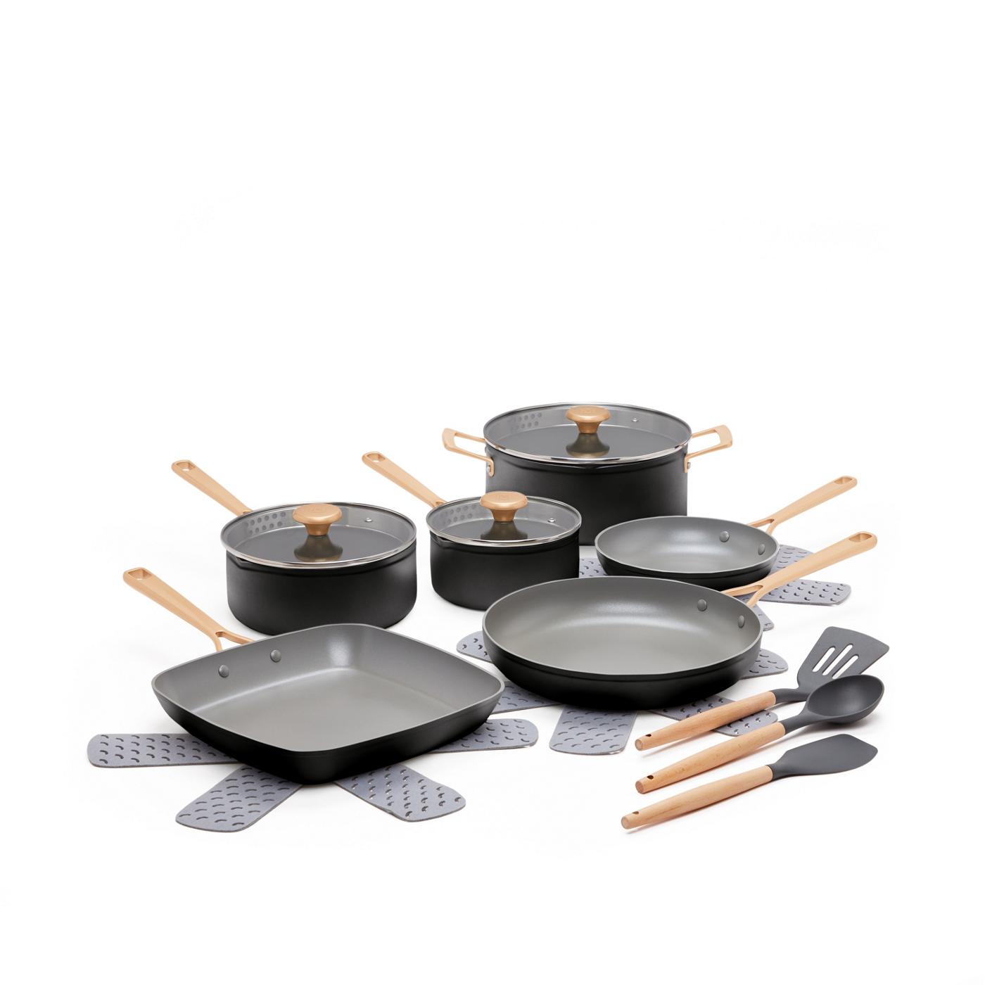 Kitchen & Table by H-E-B Non-Stick Wok - Cloud White - Shop Frying Pans &  Griddles at H-E-B