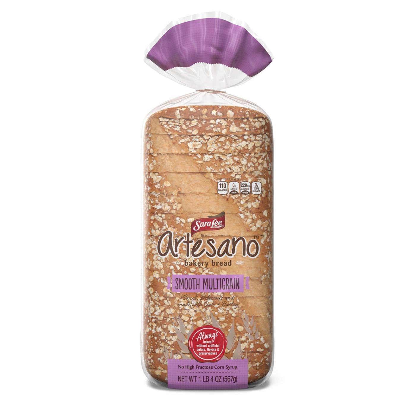 Sara Lee Artesano Smooth Multigrain Bread; image 1 of 2