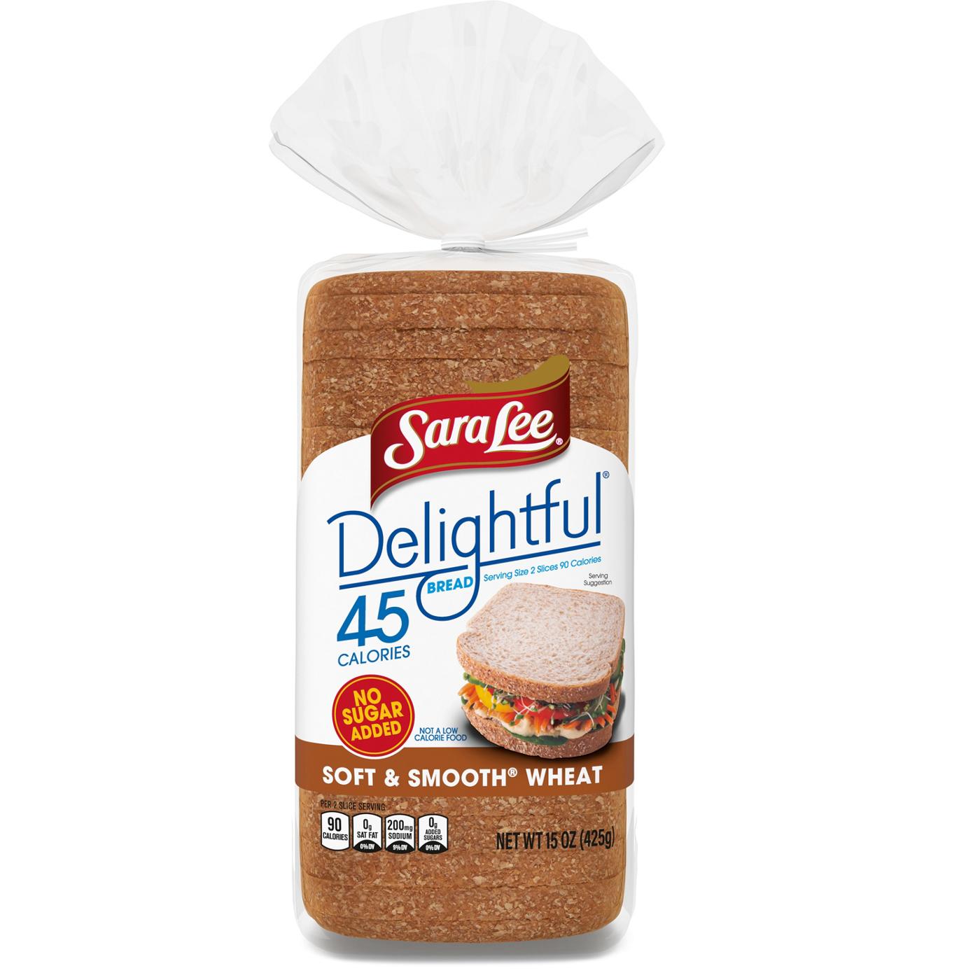 Sara Lee Delightful Soft & Smooth Wheat Bread; image 1 of 3