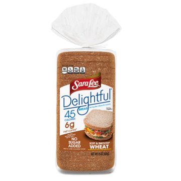 Sara Lee Delightful Soft & Smooth Wheat Bread, 15 oz