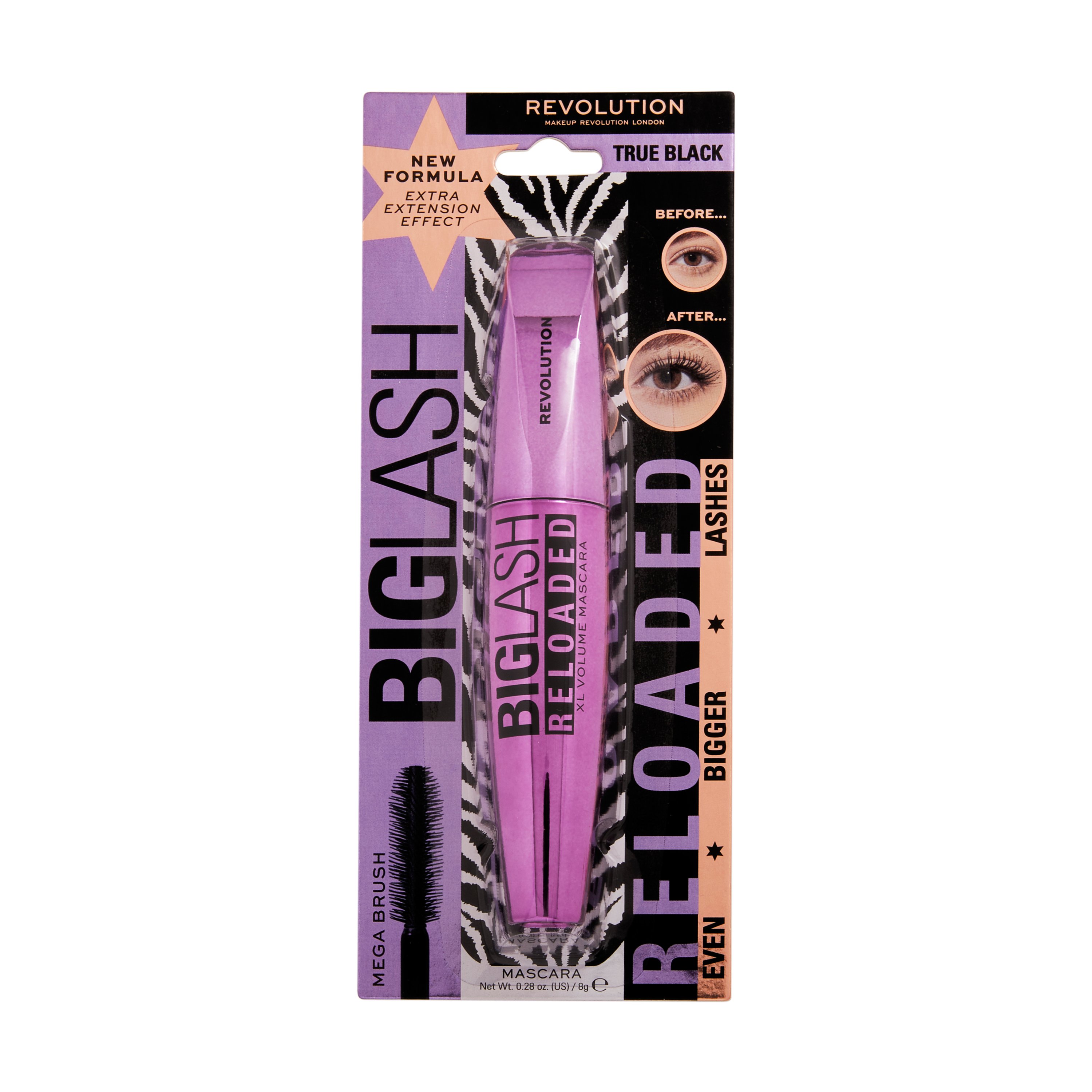Makeup Revolution Big Lash Reloaded Volume Mascara Shop Makeup at HEB