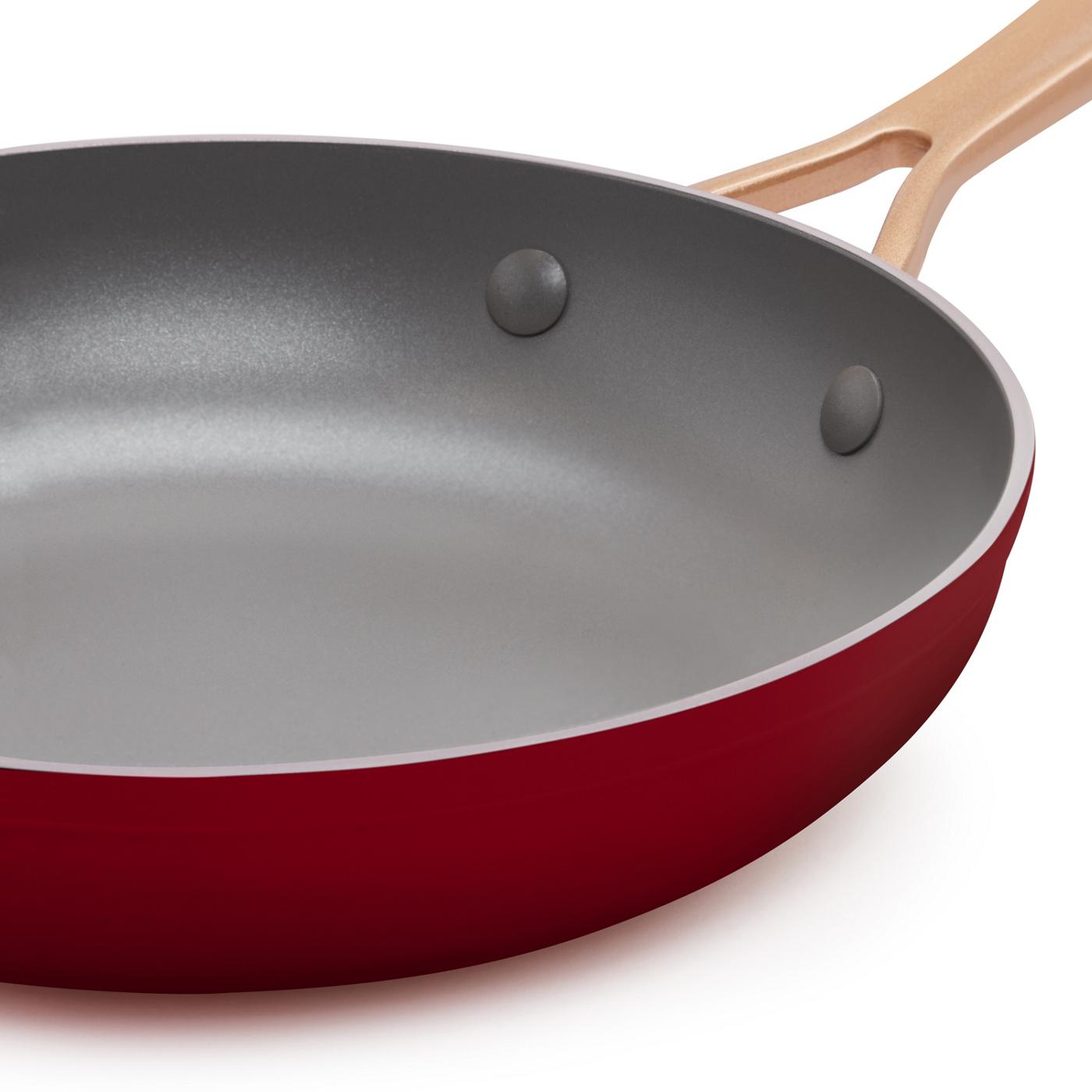Kitchen & Table by H-E-B Enameled Cast Iron Skillet - Bordeaux Red - Shop Frying  Pans & Griddles at H-E-B