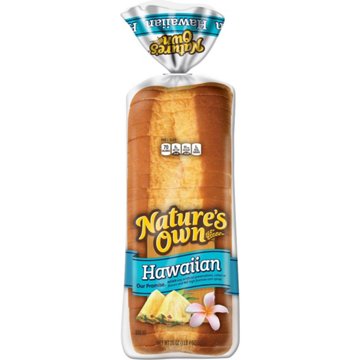 Nature's Own Hawaiian Sliced Bread, 20 oz