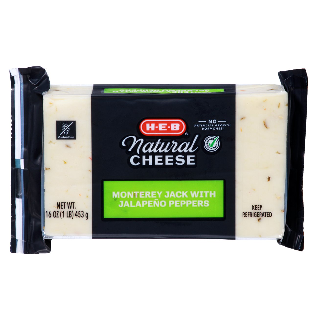 H-E-B Monterey Jack with Jalapeno Cheese, 16 oz
