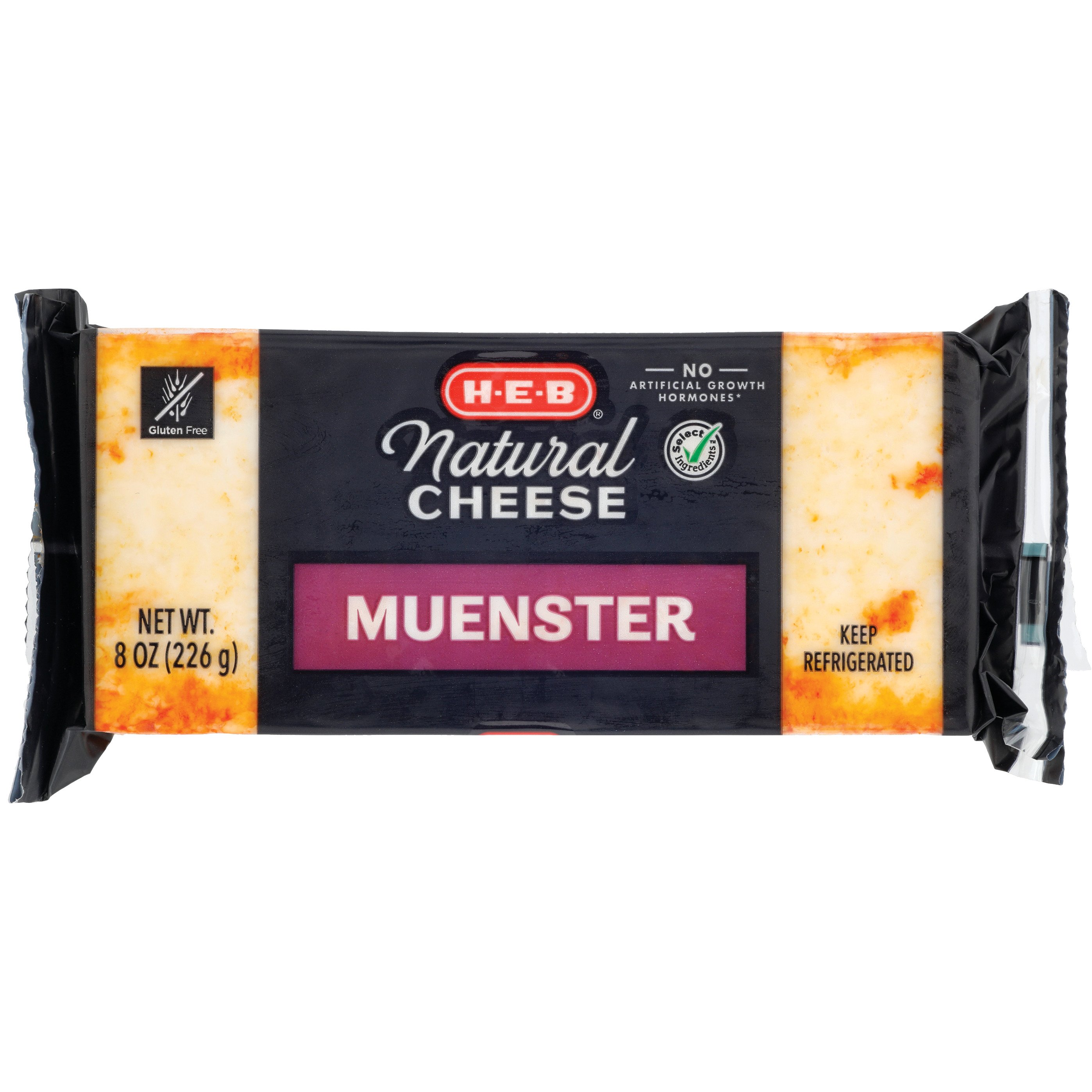H-E-B Muenster Cheese, 8 oz
