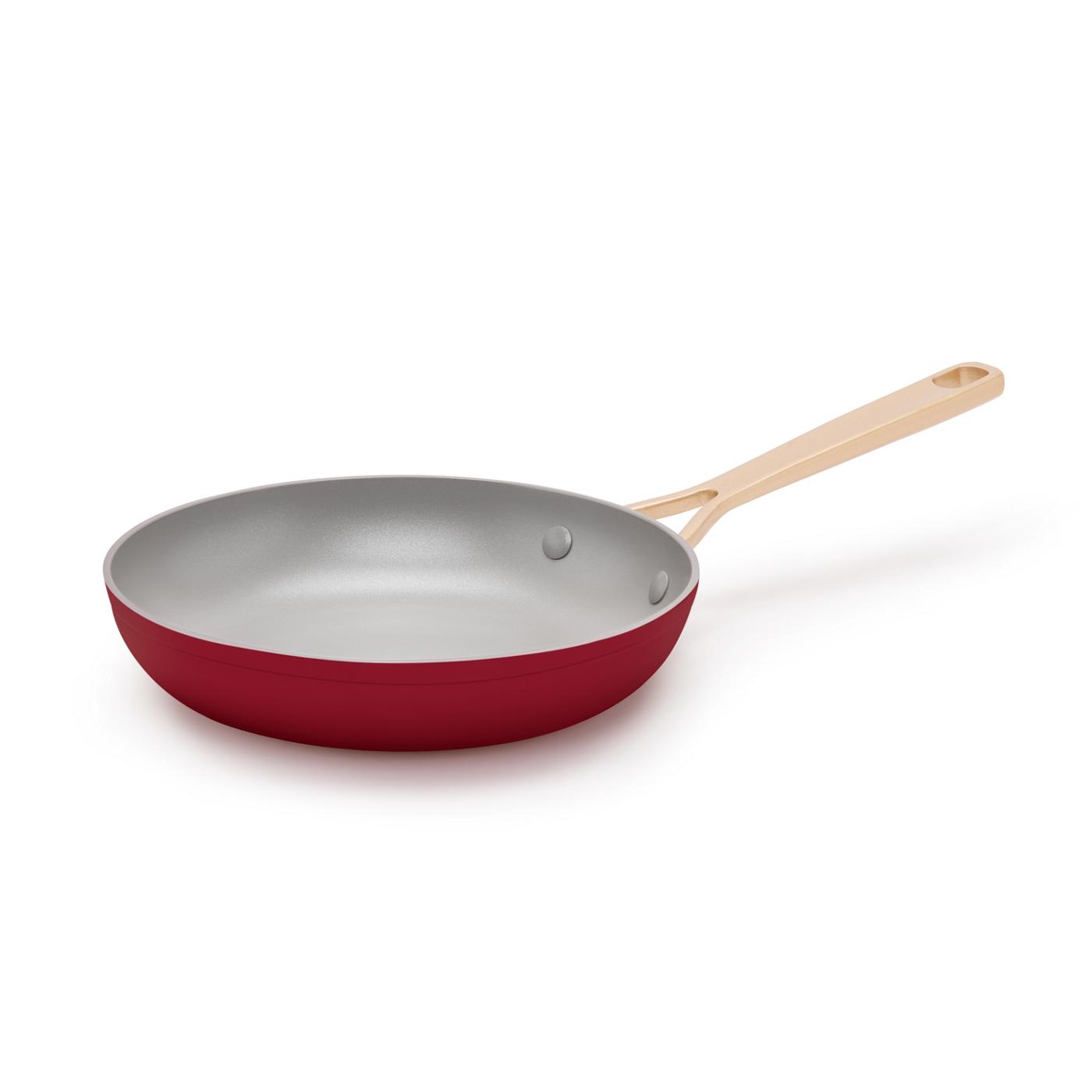 Kitchen & Table by H-E-B Non-Stick Fry Pan - Bordeaux Red; image 1 of 6