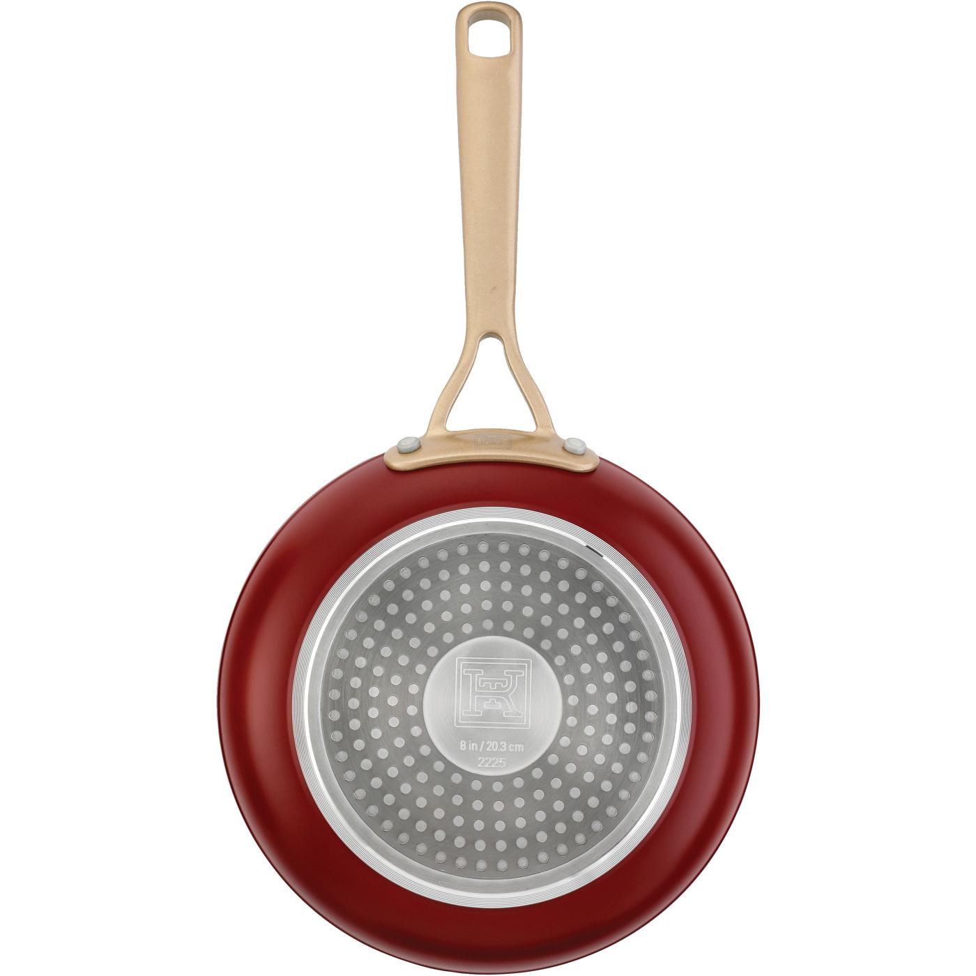 Kitchen & Table by H-E-B Non-Stick Fry Pan - Bordeaux Red; image 2 of 6