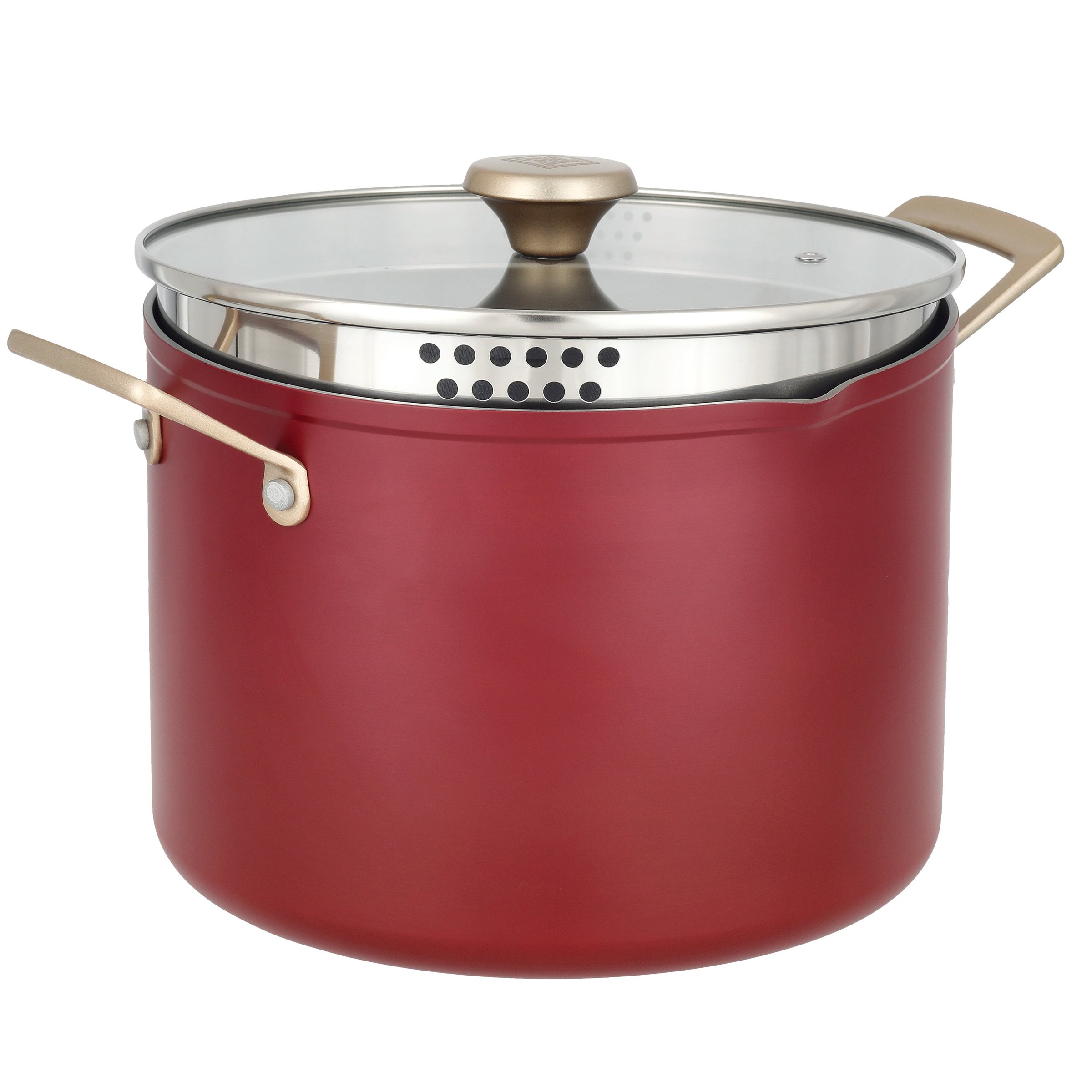 Kitchen & Table by HEB NonStick Stock Pot Bordeaux Red Shop