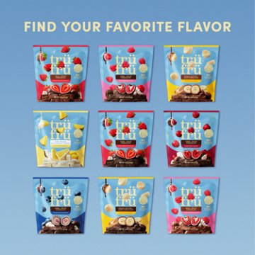 Tru Fru Frozen Strawberries - Milk + White Chocolate