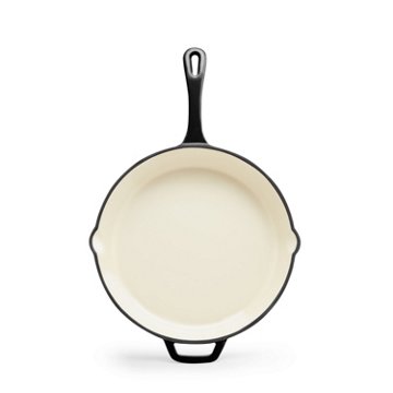 Kitchen & Table by H-E-B Enameled Cast Iron Skillet - Classic Black, 12"