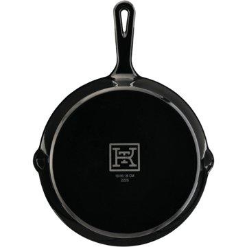 Kitchen & Table by H-E-B Enameled Cast Iron Skillet - Classic Black, 10"