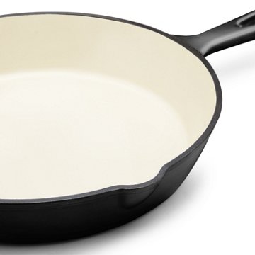 Kitchen & Table by H-E-B Enameled Cast Iron Skillet - Classic Black, 10"