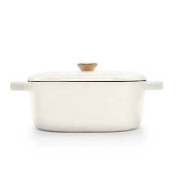 Kitchen & Table by H-E-B Enameled Cast Iron Dutch Oven - Cloud White, 6 qt