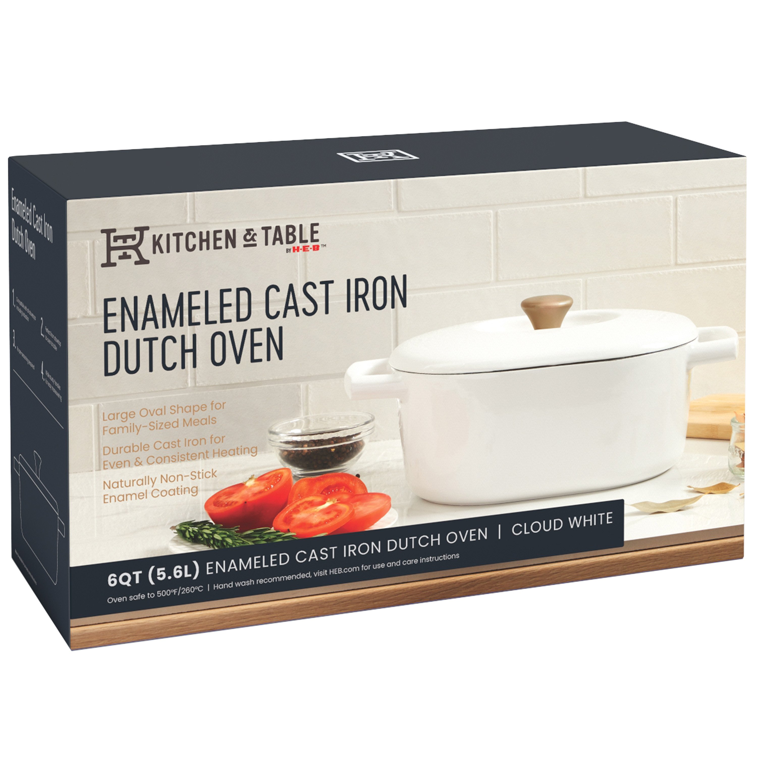 Cocinaware Aqua Enamel Cast Iron Dutch Oven - Shop Dutch Ovens at