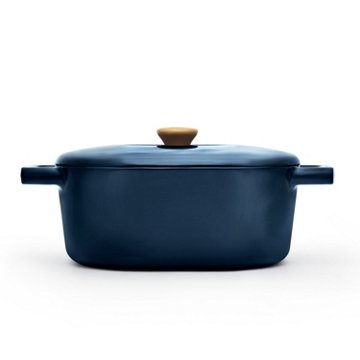 Kitchen & Table by H-E-B Enameled Cast Iron Dutch Oven - Ocean Blue, 6 qt