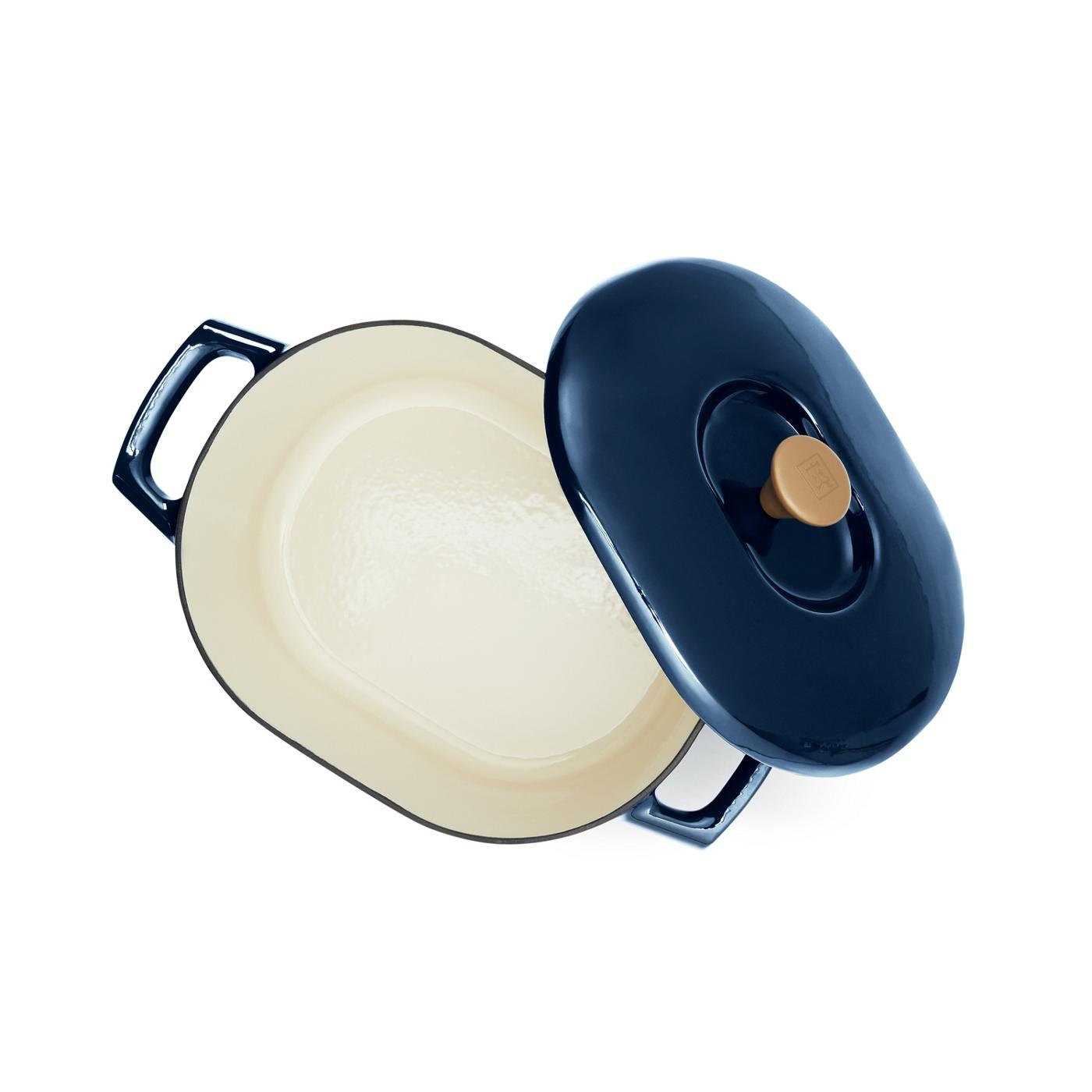 Kitchen & Table by H-E-B Enameled Cast Iron Dutch Oven - Ocean Blue; image 2 of 5