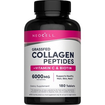 NeoCell Super Collagen + Vitamin C & Biotin Tablets, 180 ct