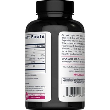 NeoCell Super Collagen + Vitamin C & Biotin Tablets, 180 ct
