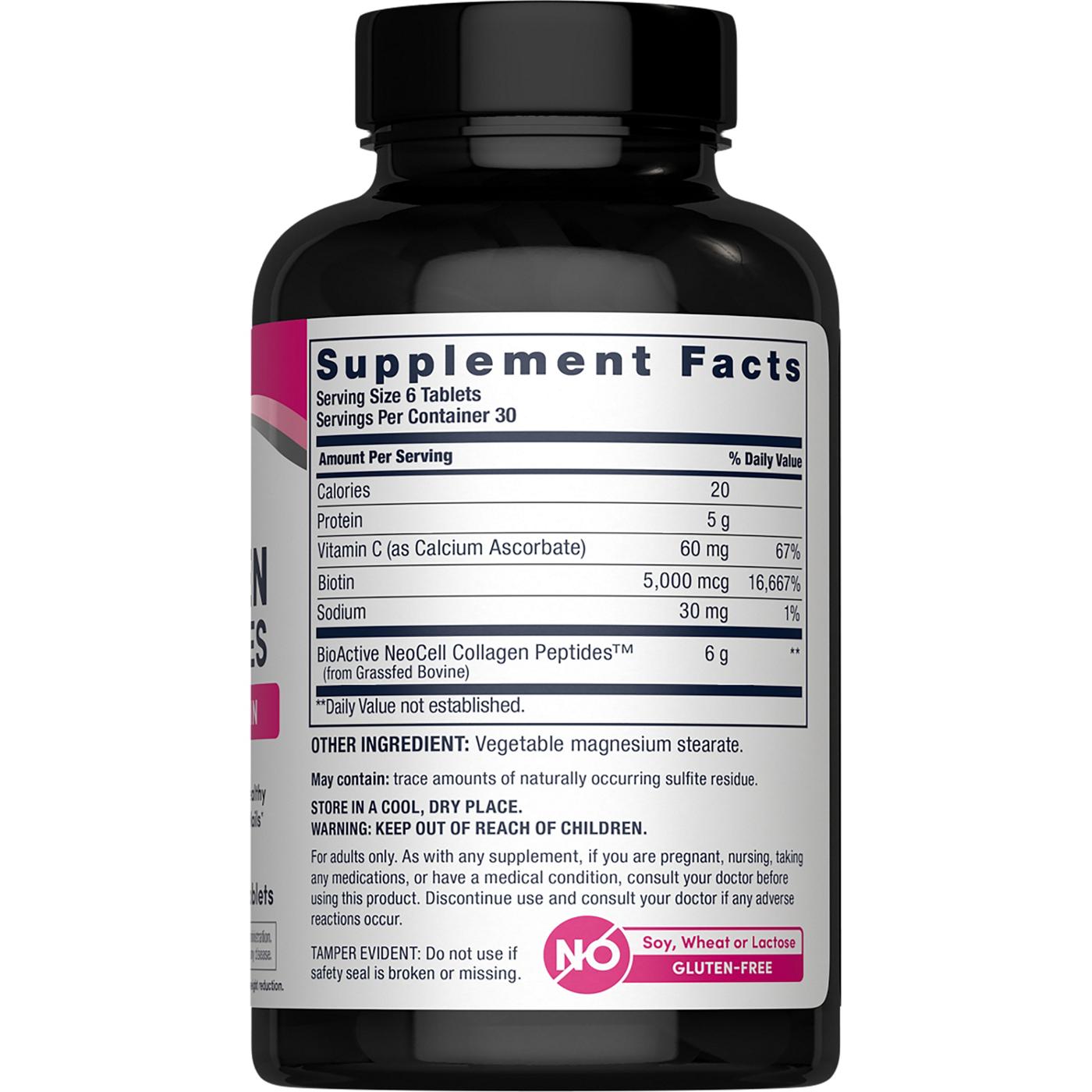 NeoCell Super Collagen + Vitamin C & Biotin Tablets; image 3 of 4