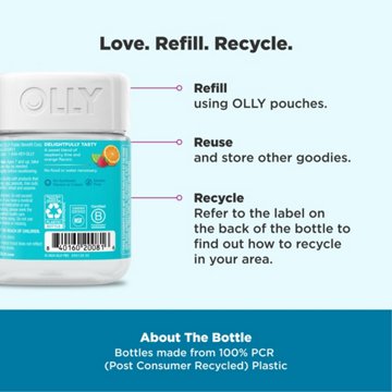 OLLY Kids Chillax Gummy Supplement with Magnesium and L-Theanine, 50 Count, 50 Count