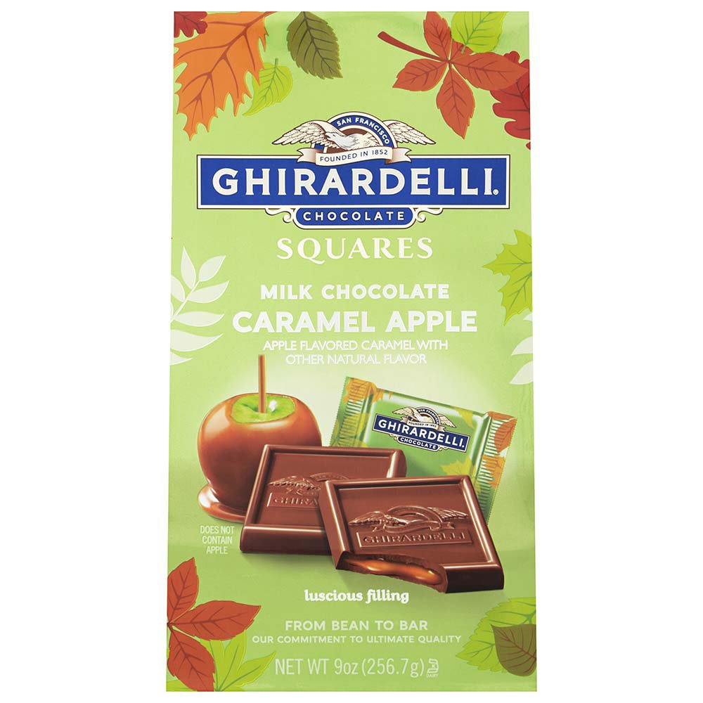 Ghirardelli Milk Chocolate Caramel Apple Squares Shop Candy At H E B