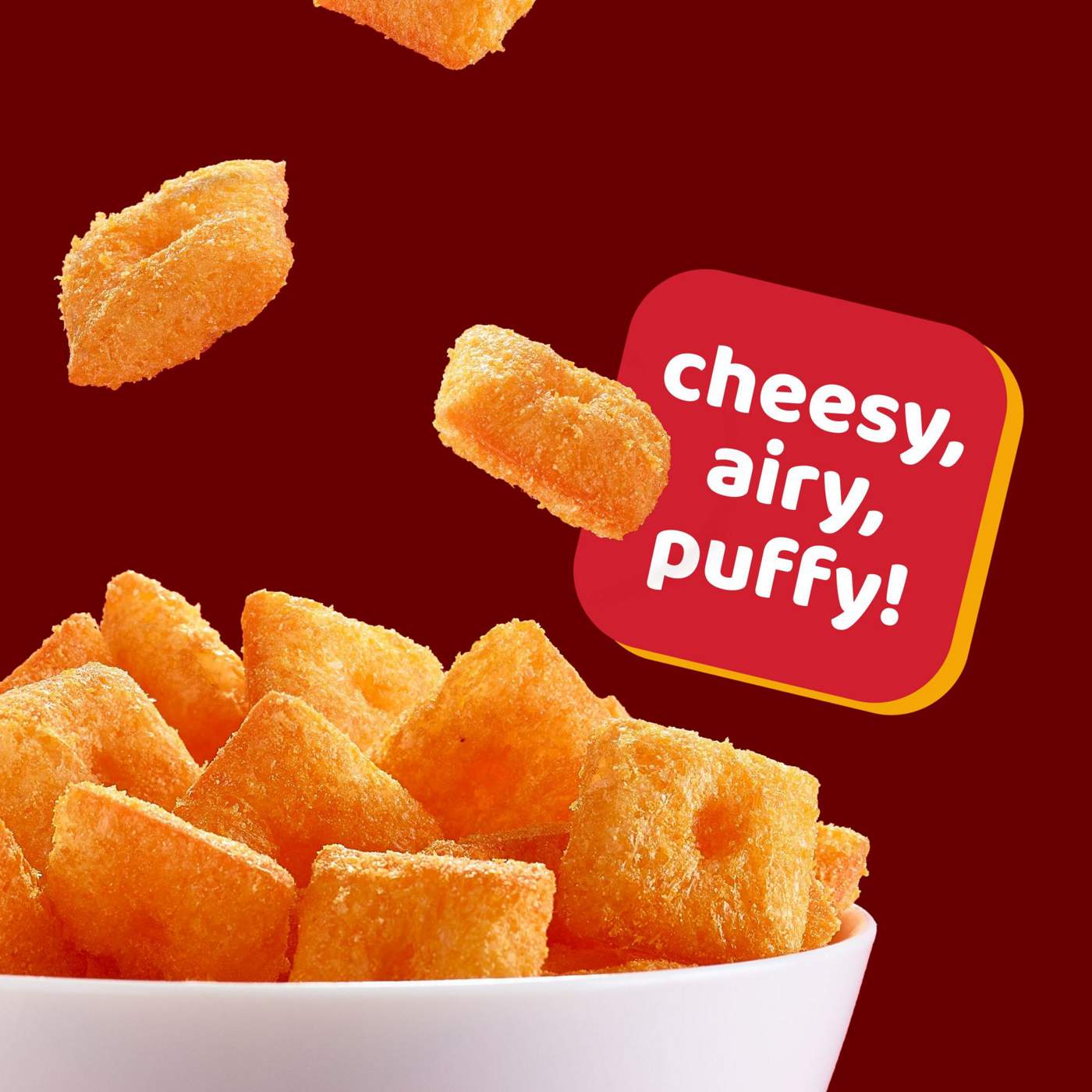 Cheez-It Puff'd Double Cheese Cheesy Baked Snacks; image 2 of 5