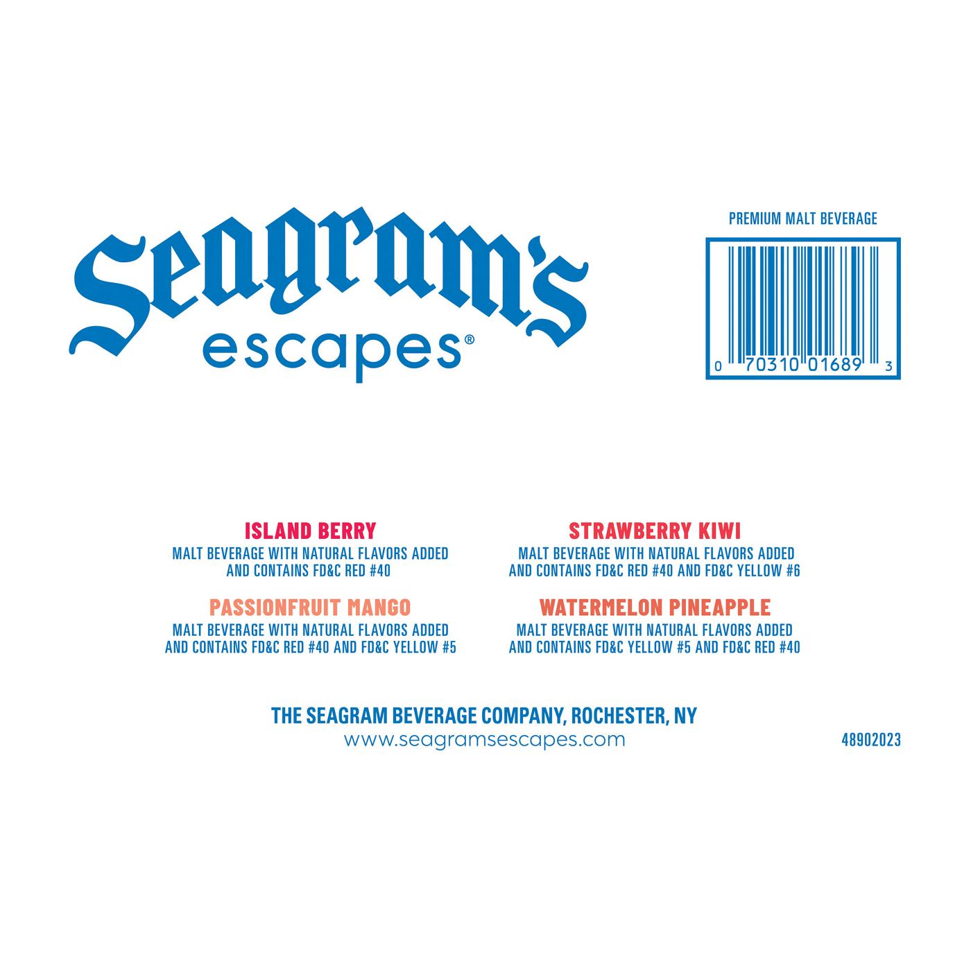 Seagram's Escapes Hola Paradise Variety Pack Bottle 12 pk; image 4 of 4