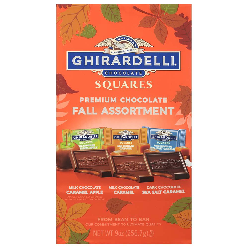 Ghirardelli Premium Chocolate Fall Assorted Caramel Squares - Shop ...