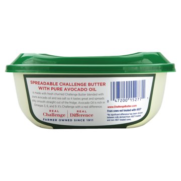 Challenge Spreadable Sea Salted Butter with Pure Avocado Oil, 6.5 oz