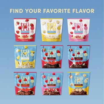Tru Fru Frozen Raspberries - Milk + White Chocolate, 8 oz