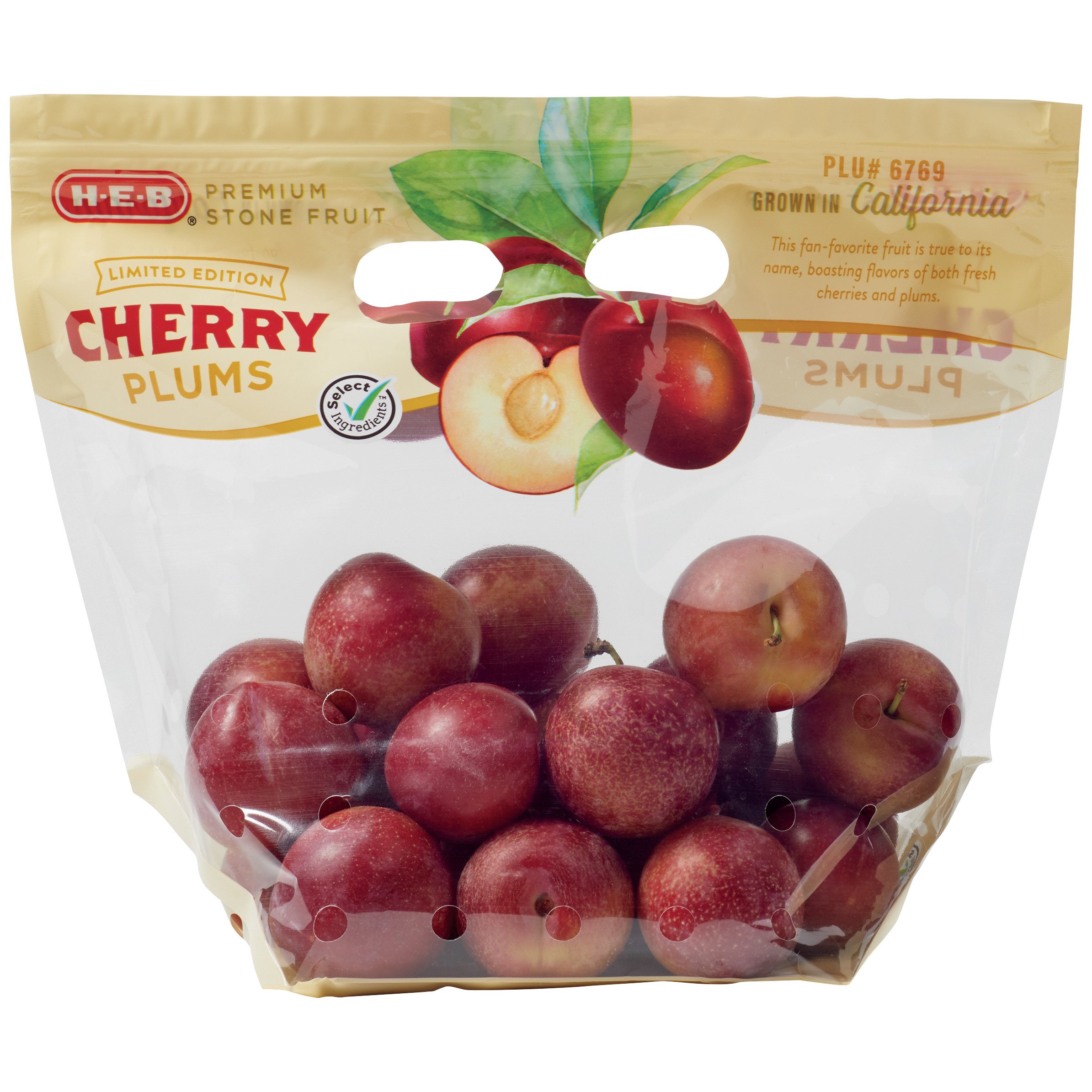H-E-B Fresh Premium Cherry Plums, Avg. 1.37 lbs