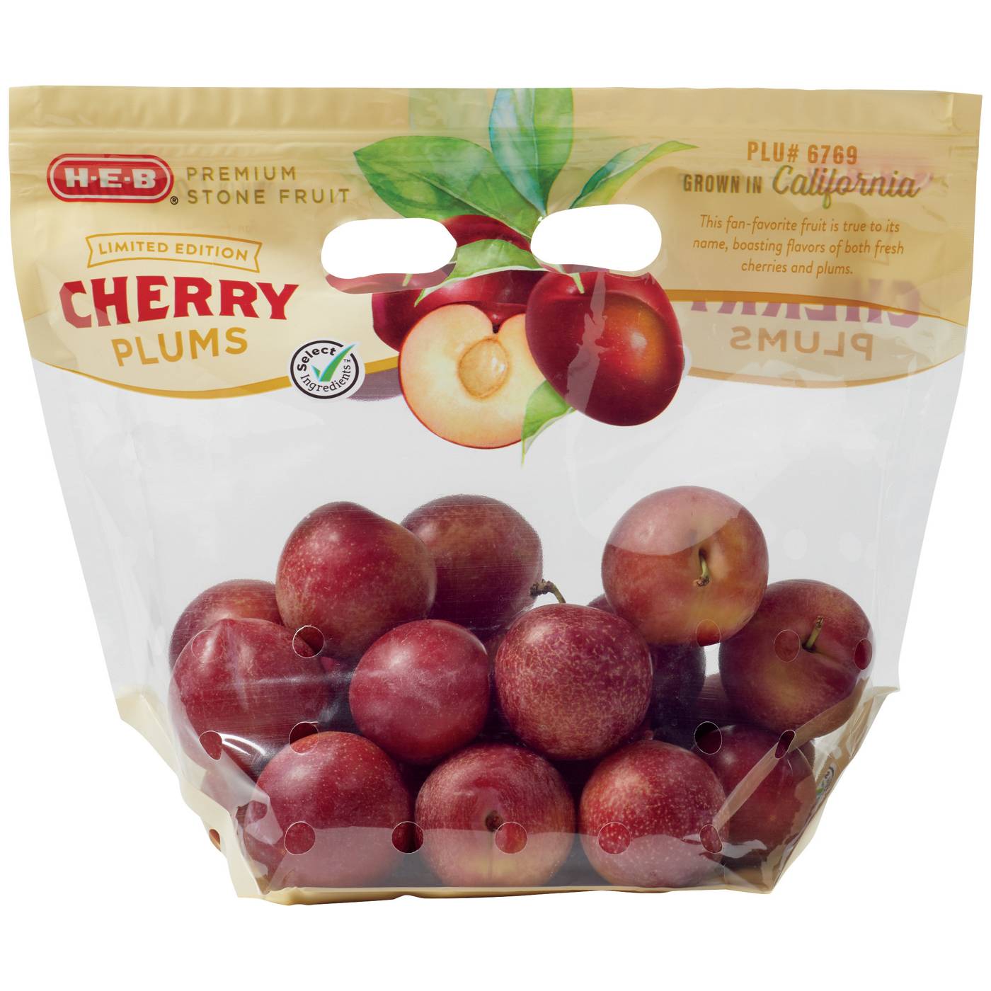 HEB Fresh Premium Cherry Plums Shop Peaches, Plums & Apricots at HEB