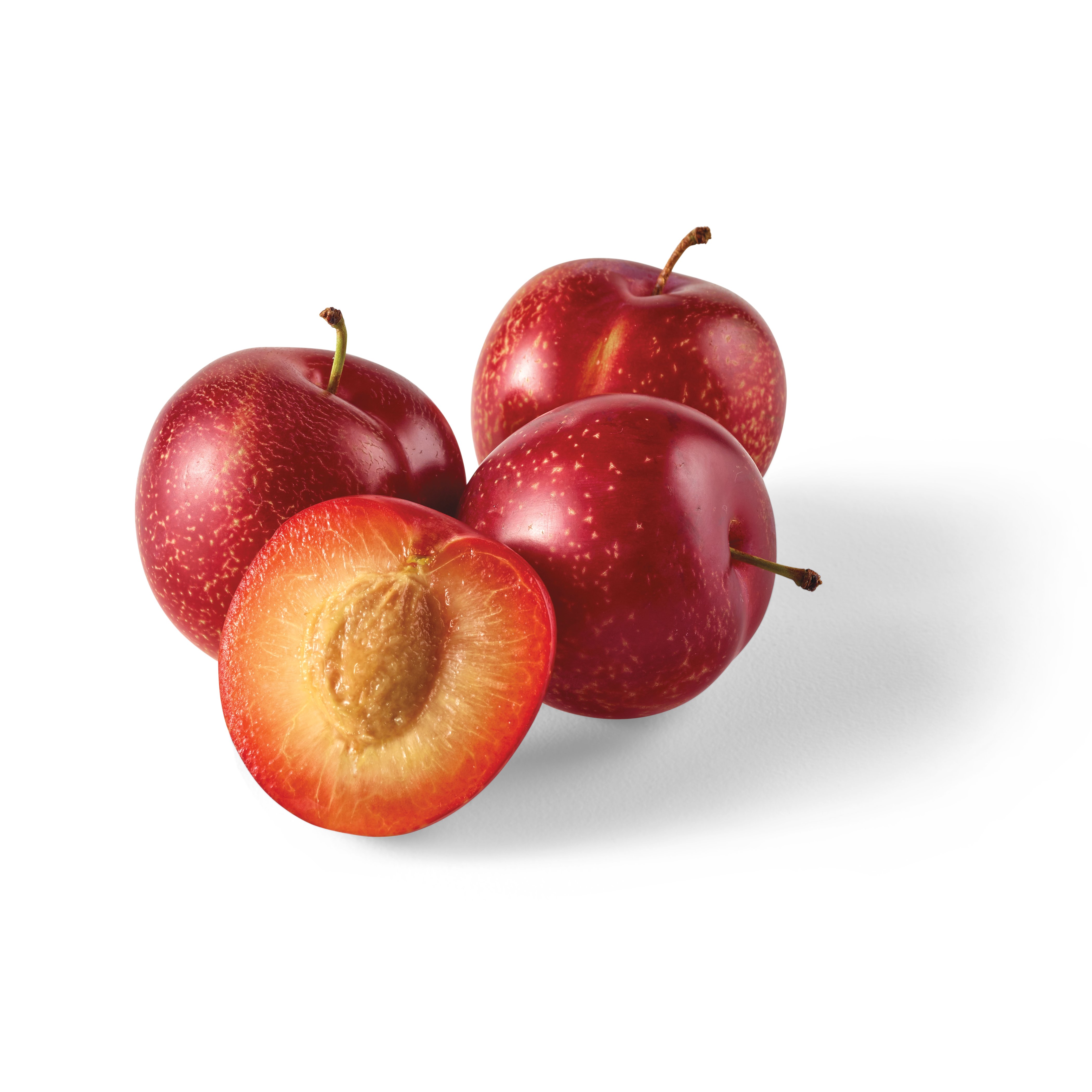 Premium Vector  Fruits plum is tasty and healthy burgundy color with arms  and legs groovy style vitamins