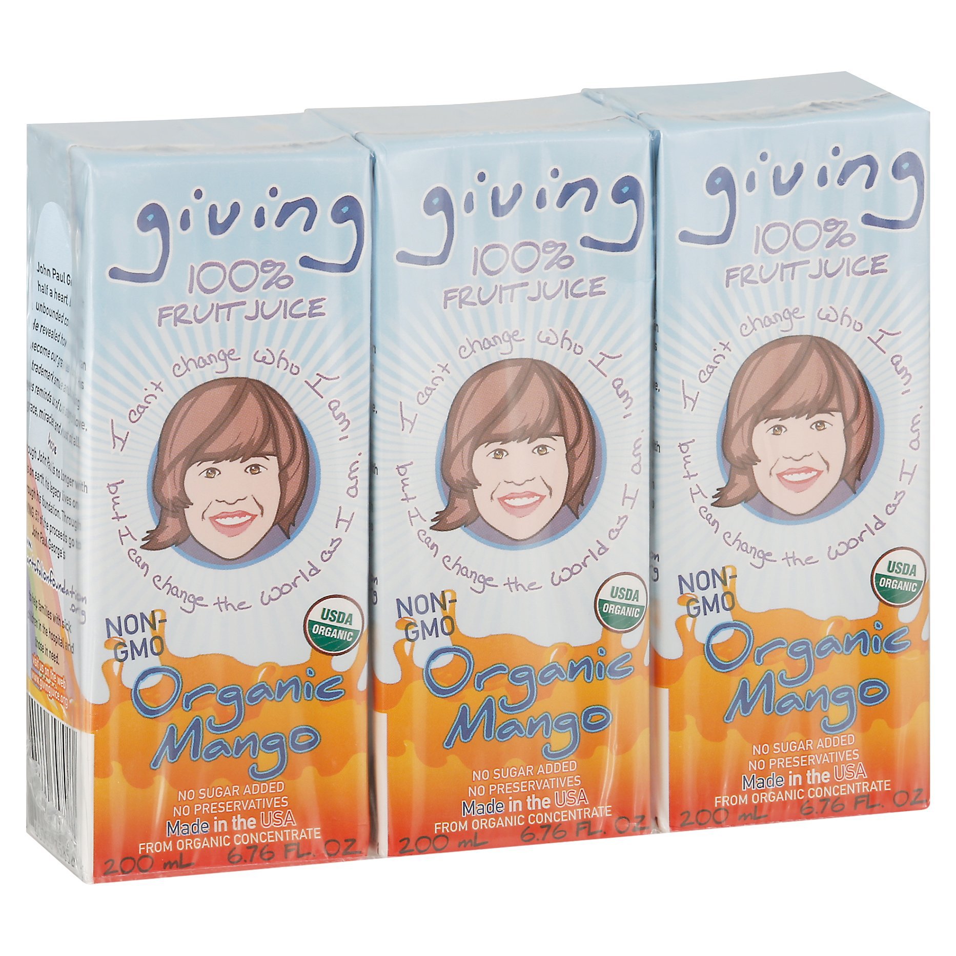 Giving 100 Organic Mango Juice 6.76 oz Boxes Shop Juice at HEB