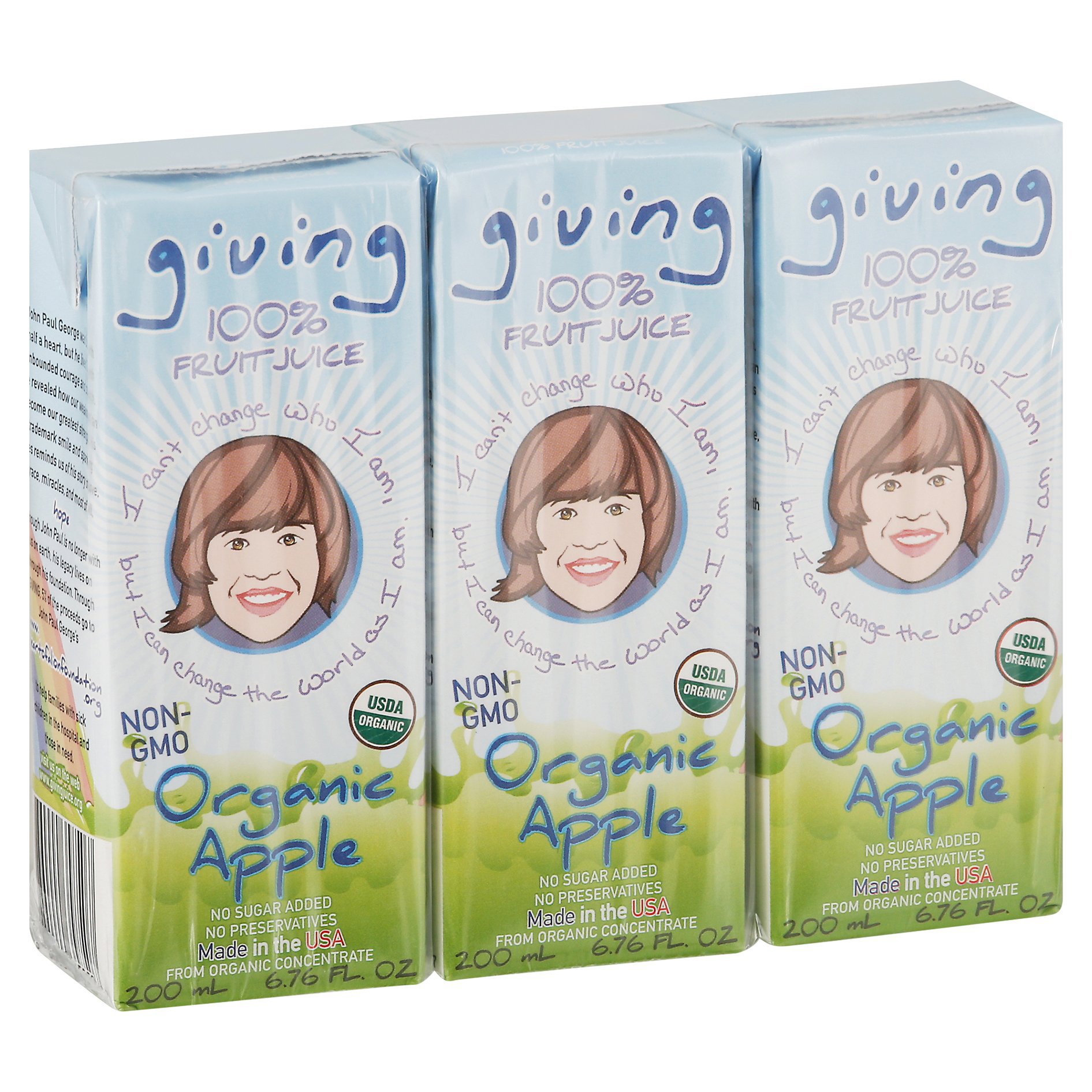 Giving 100 Organic Apple Juice 6.76 oz Boxes Shop Juice at HEB
