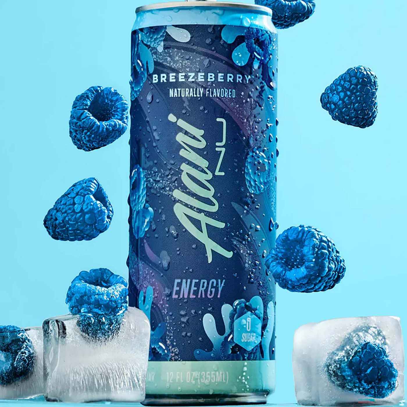 Alani Nu Zero Sugar Breezeberry Energy Drink 12 oz Cans; image 6 of 8