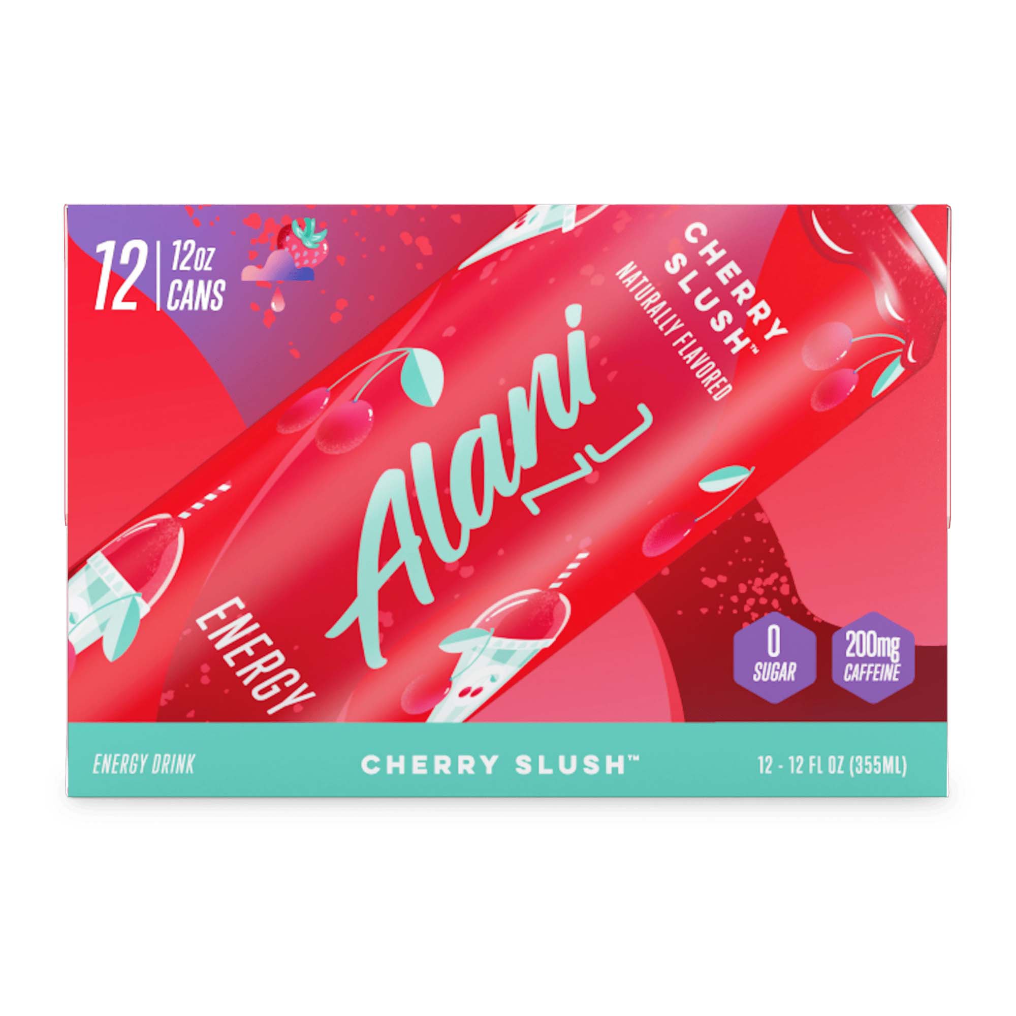 Alani Nu Zero Sugar Cherry Slush Energy Drink 12 oz Cans Shop Diet