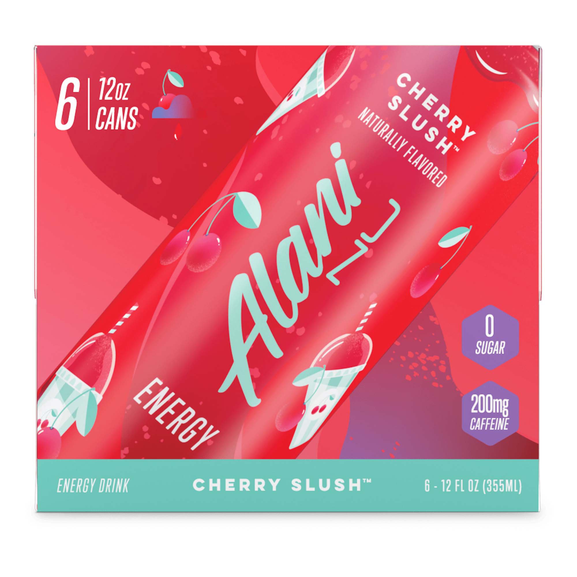 Alani Nu Zero Sugar Energy Drink Cherry Slush 12 oz Cans Shop Diet & fitness at HEB